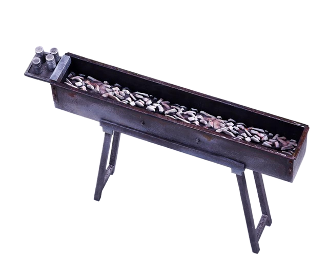 The first street barbecue scene set 1/12