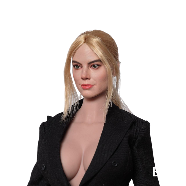 1/6 European and American personality female star head sculpture GC047