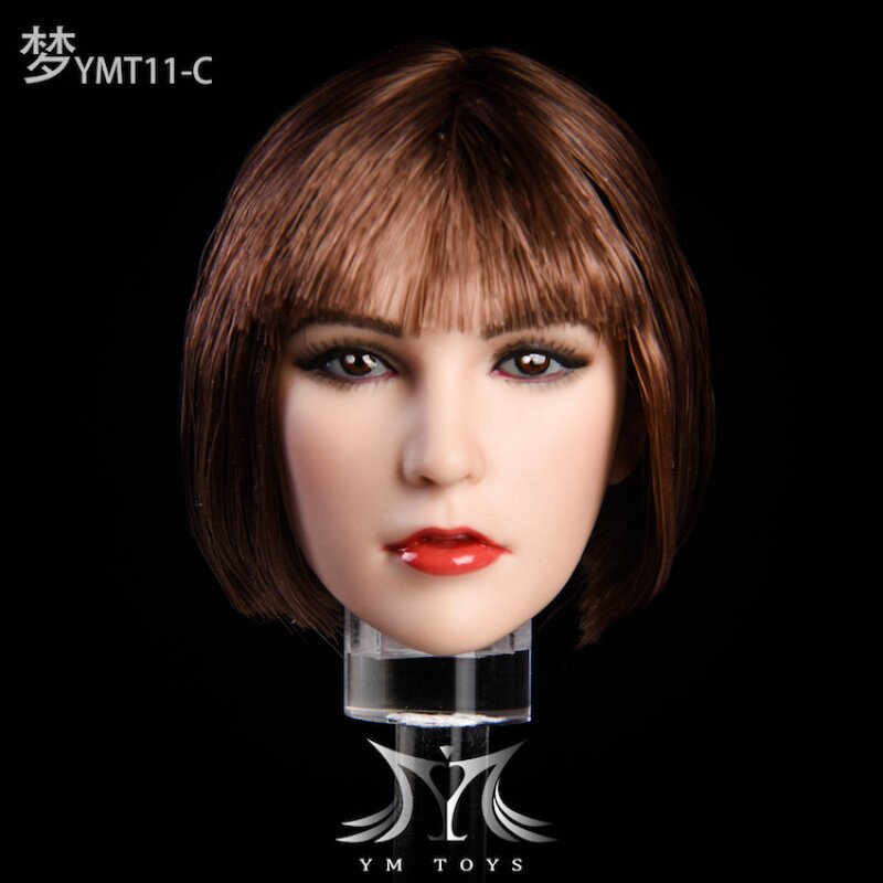 现货1/6女兵人头雕模型 YMTOYS 梦 YMT011 适合PHICEN包胶女素体