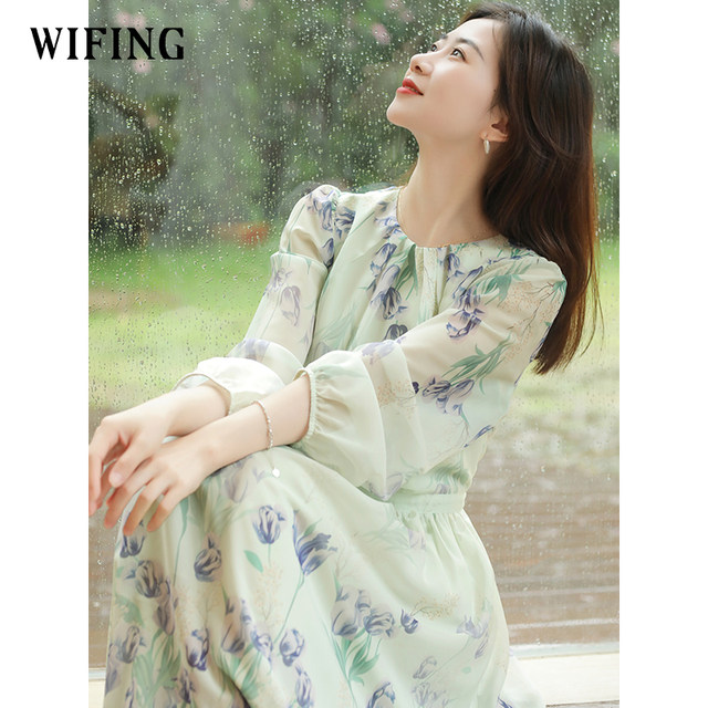 Rose chiffon positioning flower WIFING/Weifeng