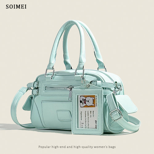 法国小众设计包包女式2026春夏新款潮时尚单肩手提包斜挎包小方包 - 图1