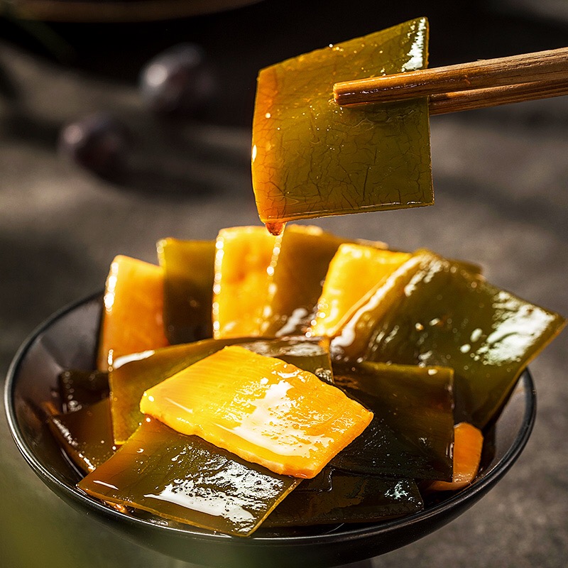 来伊份海带脆笋500g休闲小零食即食竹笋下饭菜吃官方旗舰店来一份 - 图0