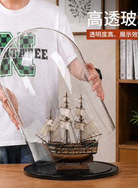 手办防尘玻璃永生花摆件收纳展示