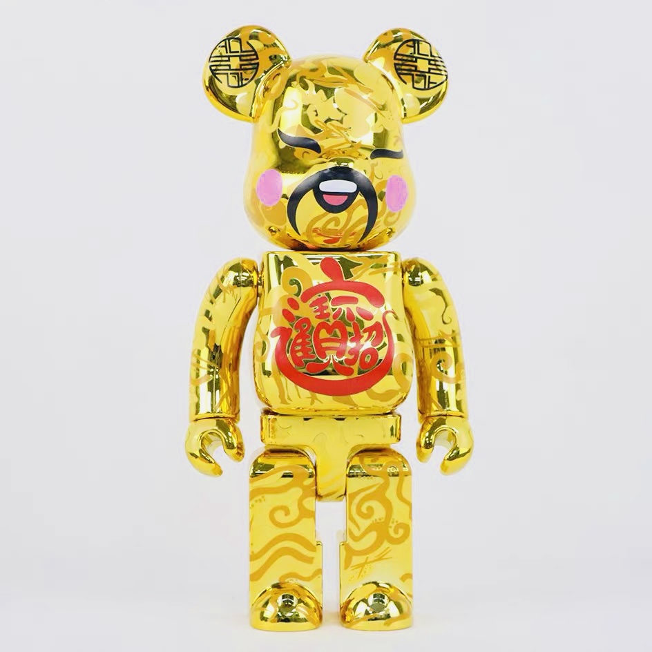 bearbrick 财神爷积木熊暴力熊达摩手办开业新年柜台摆件客厅摆件 - 图3