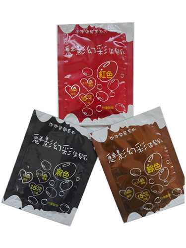 台湾泡泡染发剂魅影幻彩染发乳植物天然无刺激遮白发焗油染膏黑色 - 图1