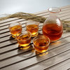 Japanese sake pot set household sake cup one or two white wine glass glass plum wine cup fruit wine one cup
