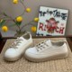 White shoes for women, ins popular soft-soled shoes that make feet smaller
