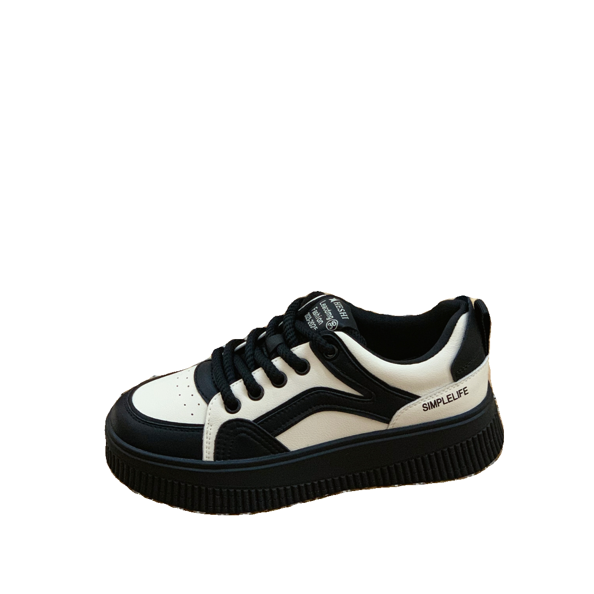 真皮熊猫鞋女2026春季新款港风小众复古板鞋厚底小白鞋运动休闲鞋,淘宝优惠券,粉丝福利购,淘宝优惠卷