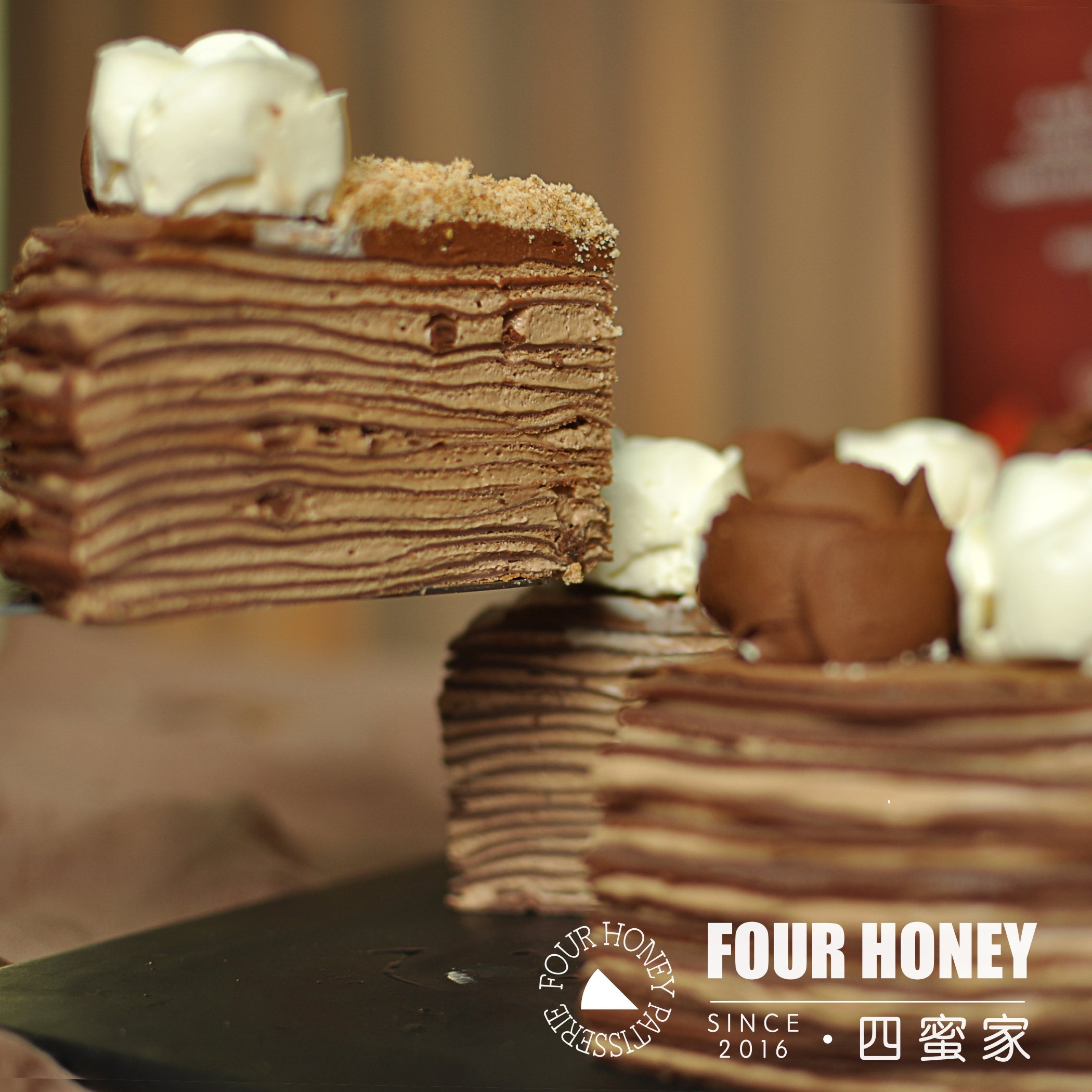 四蜜家巧克力COCO千层生日蛋糕毕业季动物奶油下午茶成都同城,淘宝优惠券,粉丝福利购,淘宝优惠卷