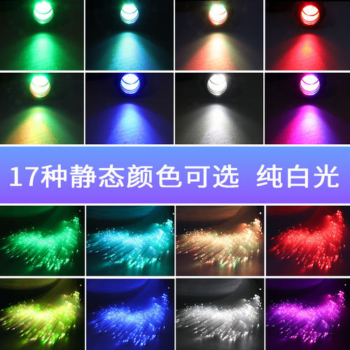 声控车内顶棚改装满天星LED光纤机汽车星空顶车顶光源器氛围灯 - 图2