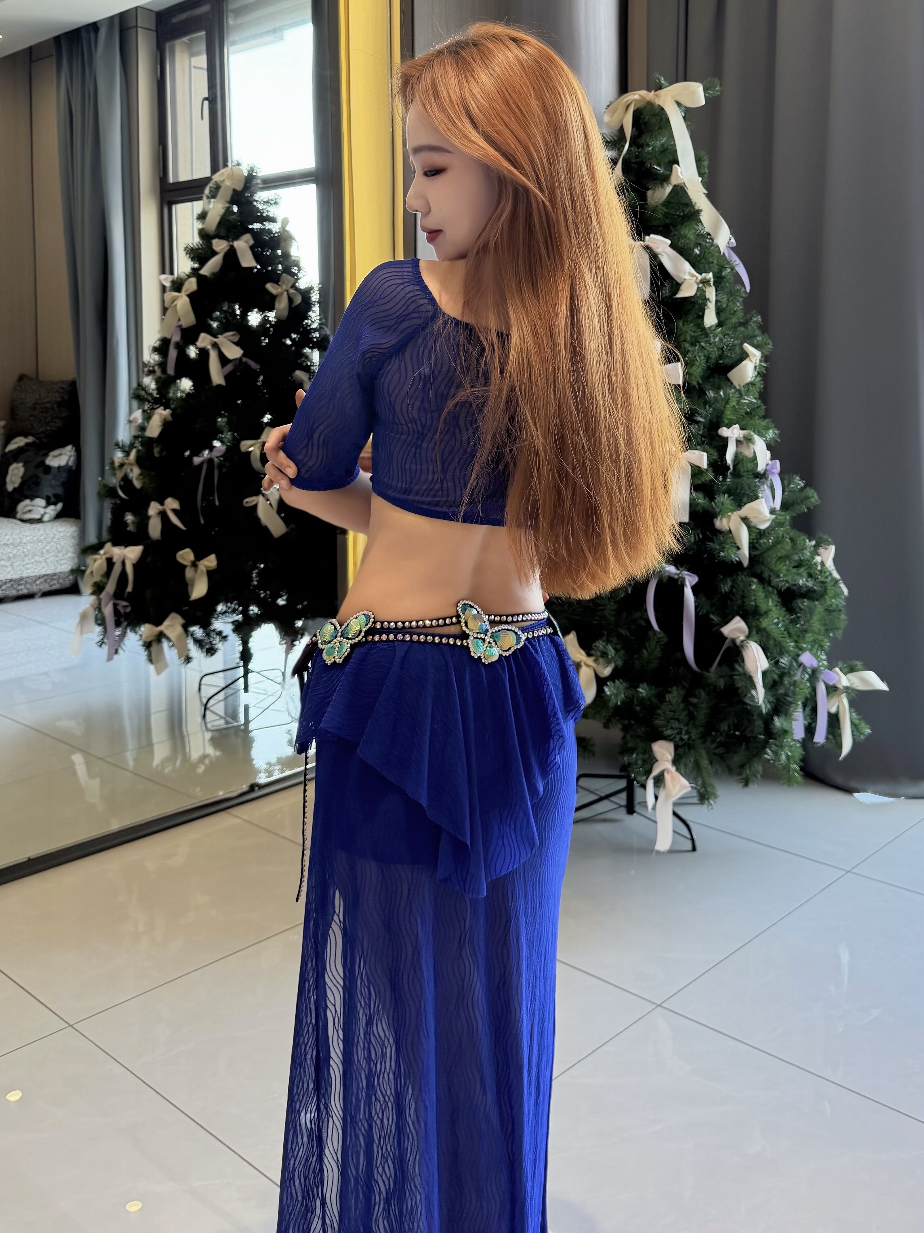 2026新款肚皮舞练功服女舞蹈服装套装演出性感东方初学者印度开叉,淘宝优惠券,粉丝福利购,淘宝优惠卷