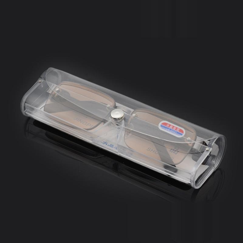 透明塑料眼镜盒PVP近视镜盒轻巧便携收纳盒老花镜盒时尚男女镜盒 - 图2