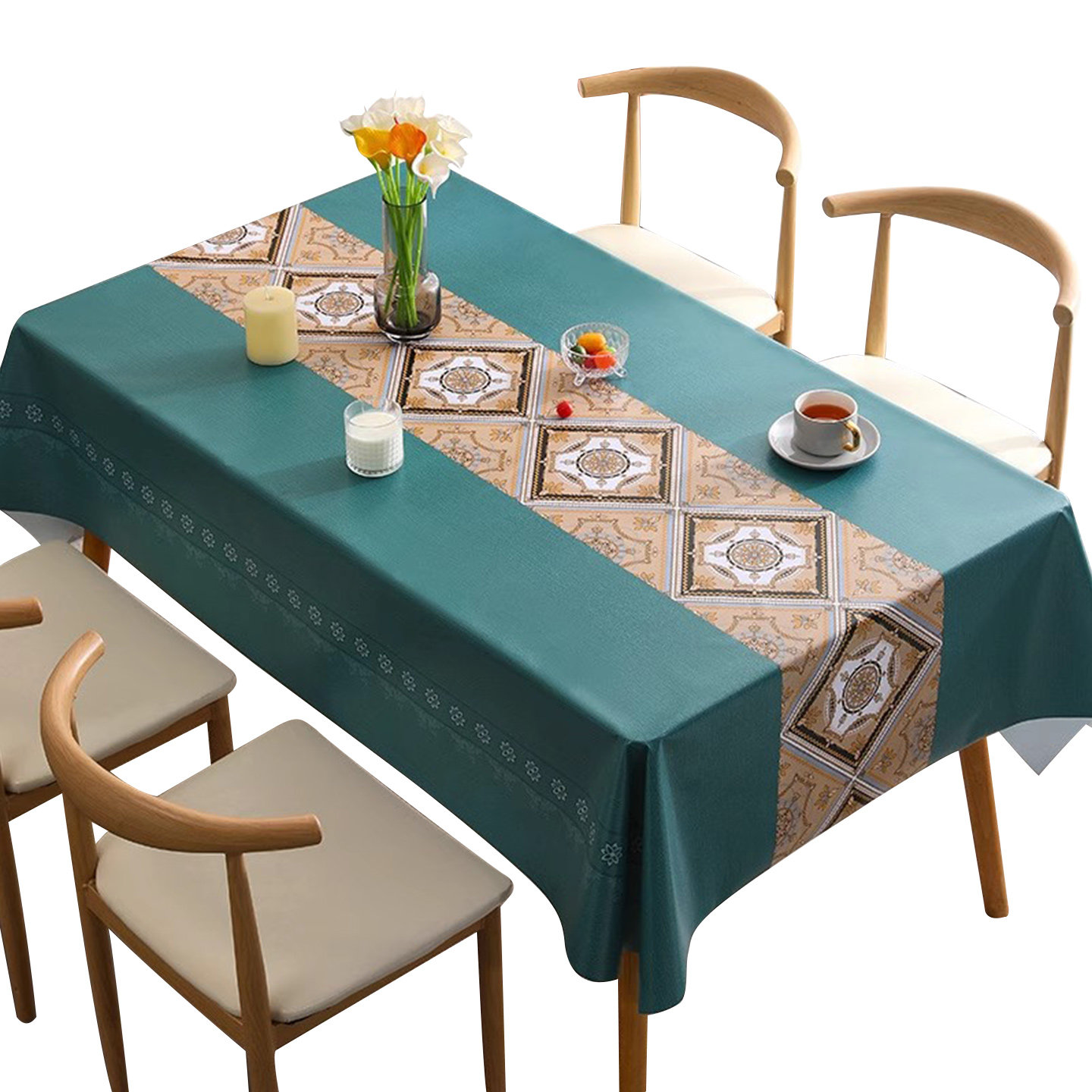 北欧大理石桌布防水防油防烫免洗餐桌布台布 pvc茶几盖布皮纹桌布,淘宝优惠券,粉丝福利购,淘宝优惠卷