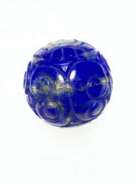 青金石回纹珠lazurite天然水晶