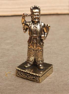 黄铜千里眼顺风耳小摆件