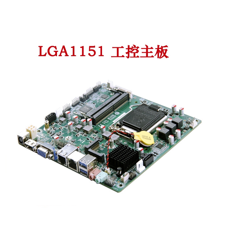 现货H310C-D4迷你主板LGA1151针超薄LVDS一体机工控主板h310itx-图0