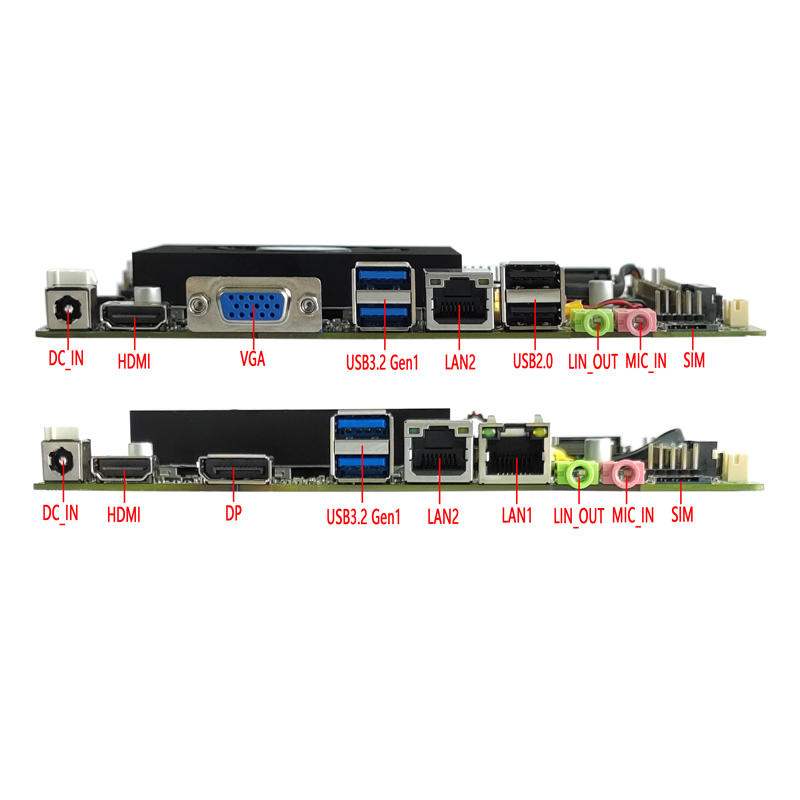 研拓12代13代i5-1235U- i7-1250U迷你ITX一体机工控主板LVDS主板 - 图1