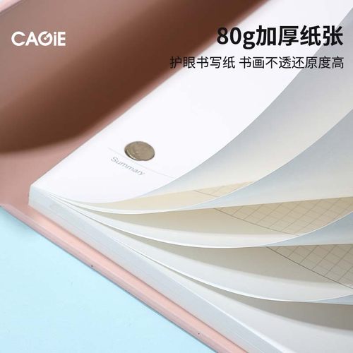 卡杰新款便签本替换芯随身笔记子计划内芯高颜值会议记录可拆卸内芯记事手帐可撕便签纸手账大学生日记本定制 - 图3