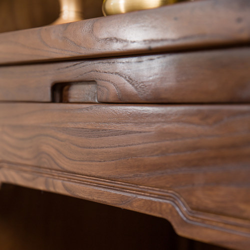 实木神龛新中式佛龛立柜观音祖先神台柜佛柜家用简约现代地主神柜 - 图1