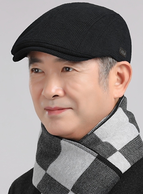 中老年人鸭舌帽爸爸中年男士男式