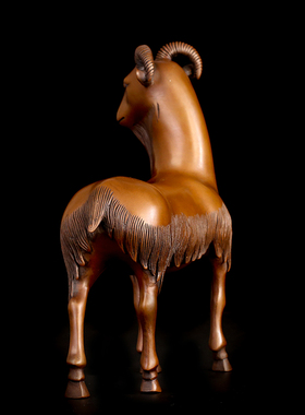 商务办公室三阳开泰吉祥物装饰品