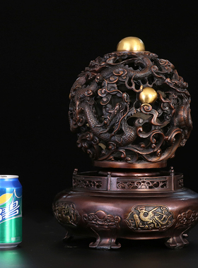 匠泽铜魂九转乾坤开业强力装饰品