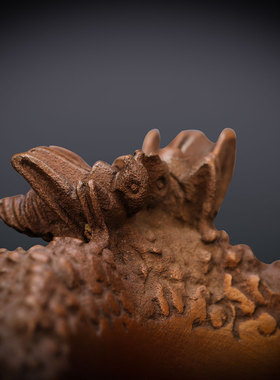 匠泽铜魂书房商务风礼品白菜笔筒