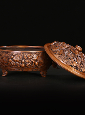 室内福寿仿古风香熏炉