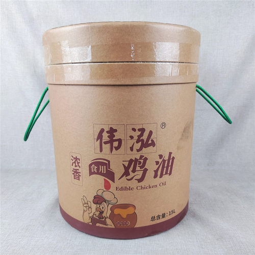 伟泓浓香型食用鸡油15L 餐饮桶装 调味料 精炼鸡脂油 售各种猪油 - 图0