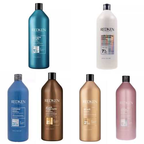 Redken列德肯洗发水沙龙装全系固色护色紫色去黄抗毛躁柔顺护发素 - 图0