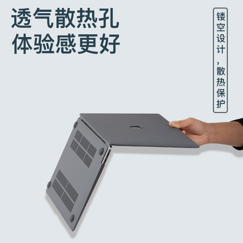 2022新款适用苹果MacBook12macbookpro13.3英寸macbookair13mac笔记本电脑保护壳air15pro16.1外壳保护套m1膜-图2