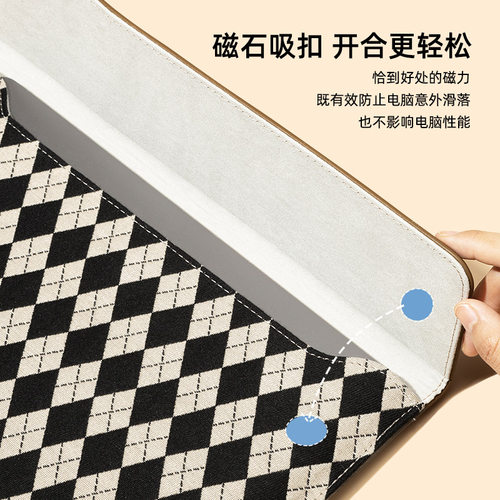 笔记本电脑内胆包适用想联小新air14寸plus16英寸pro15thinkbook15.6保护套戴尔灵越xps13华硕a豆收纳袋便携 - 图2