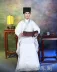 Qi Fengge Hanfu Trang phục nam Han Han mùa thu và mùa đông thẳng 氅 氅 氅 phù hợp - Trang phục dân tộc