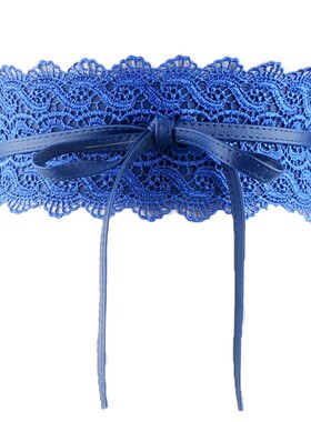 蕾丝绑带腰封女配裙子百搭装饰