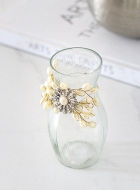 进口复古玻璃香薰瓶花器摆件