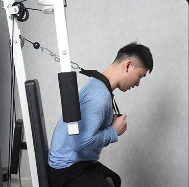 High-intensity triangular shoulder straps with thickened handles for strength training