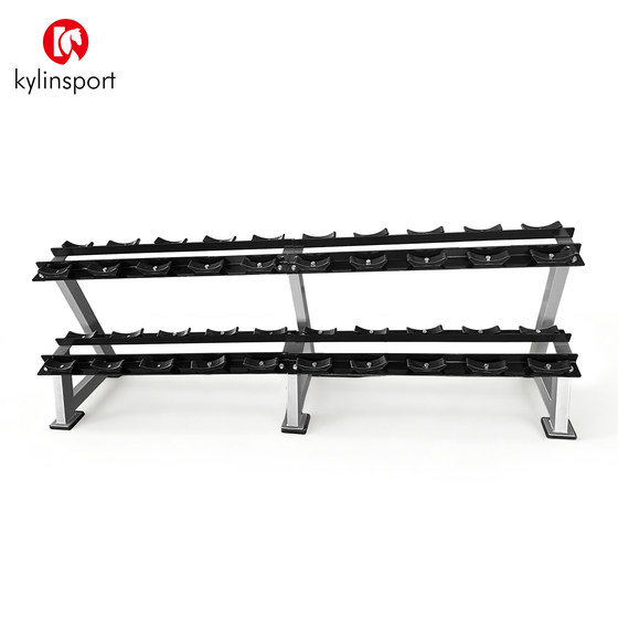 Dumbbell men's fitness equipment storage double layer