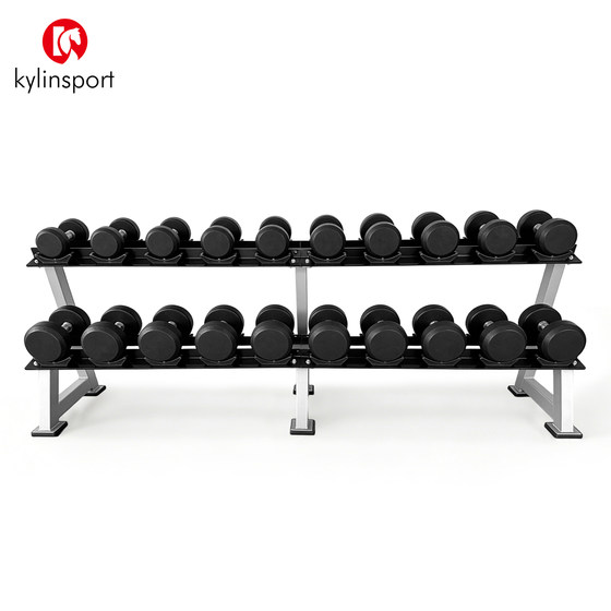 Dumbbell men's fitness equipment storage double layer