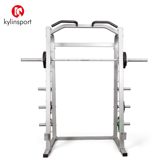 Bench press and squat personal trainer Smith fitness frame weight bench