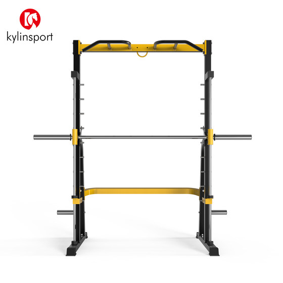 Multifunctional squat rack weightlifting bench press