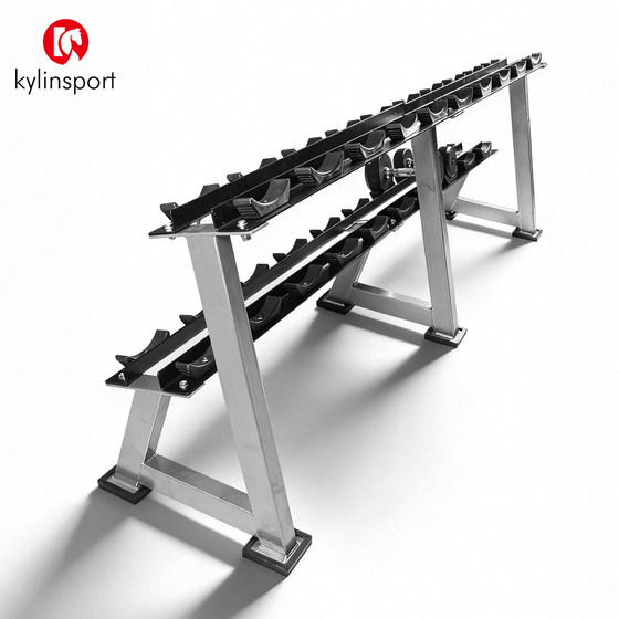 Dumbbell men's fitness equipment storage double layer