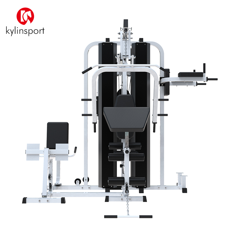 商用多功能综合训练器械健身房私教史密斯机四人站六人站力量训练-图0