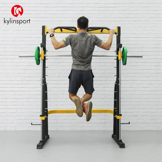 Multifunctional squat rack weightlifting bench press