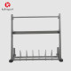 Multifunctional personal training studio dumbbell plate storage rack