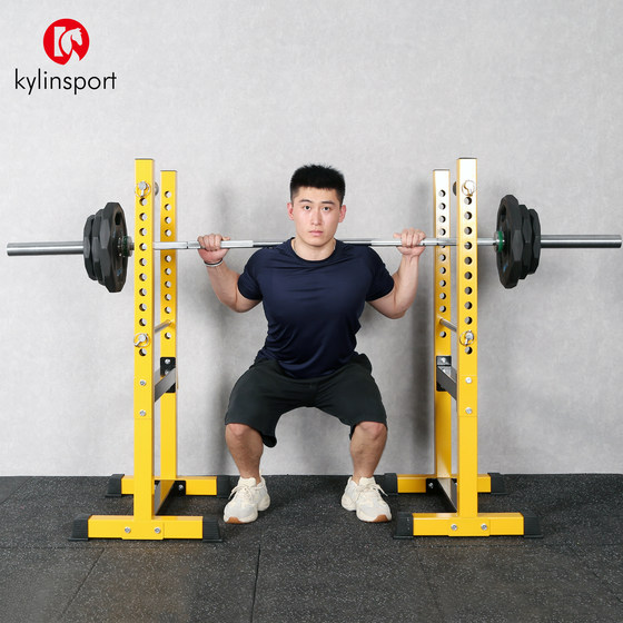 Multifunctional fitness equipment parallel bar set bench press rack
