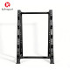 Fixed barbell storage bar rack for commercial fitness equipment