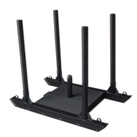 Sled explosive training gym running outdoor
