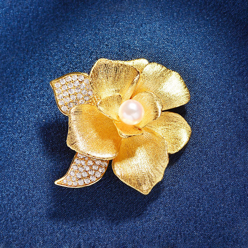 宫廷风复古珍珠玫瑰胸针高档轻奢气质别针优雅大气西装礼服衣饰,淘宝优惠券,粉丝福利购,淘宝优惠卷