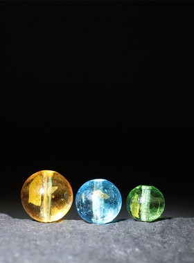 惠古琉璃真金箔琉璃珠DIY散珠