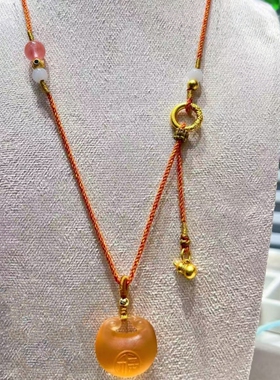 招福纳吉！古法琉璃福袋项链